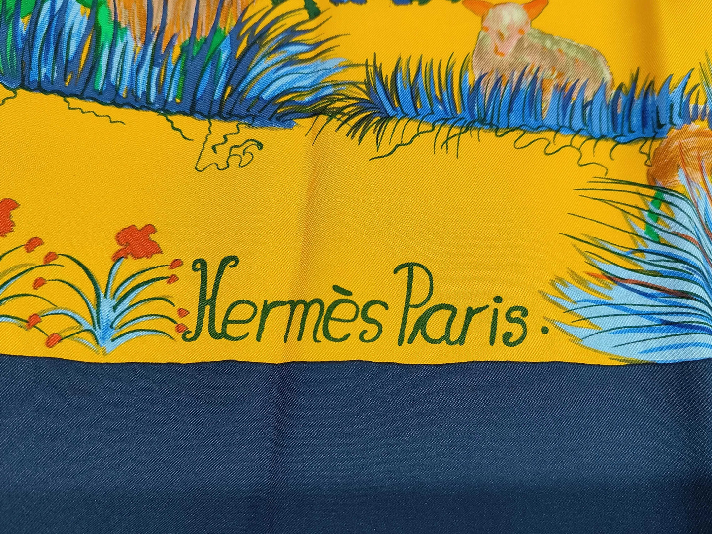 Hermes Carré 90 Silk multicolor, Multicolour, Silk, Scarf