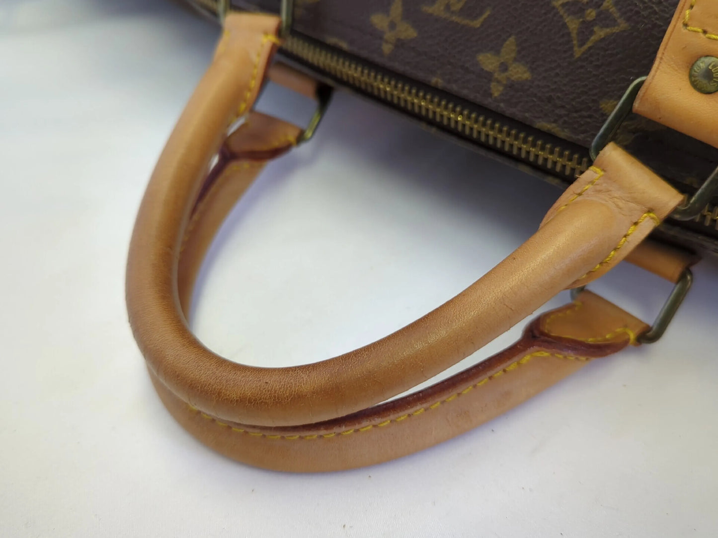 Louis Vuitton Keepall Monogram Canvas, Brown, Canvas, Travel Bag