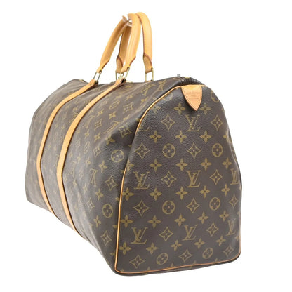 Louis Vuitton Keepall Monogram Canvas, Brown, Canvas, Travel Bag