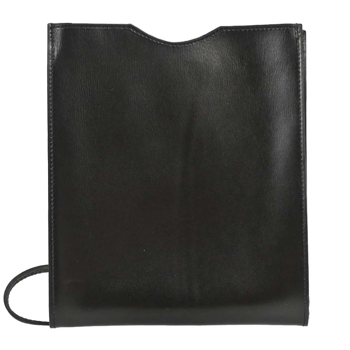 Hermes Onimaitou Pochette Box Calf, Black, Leather, Clutch
