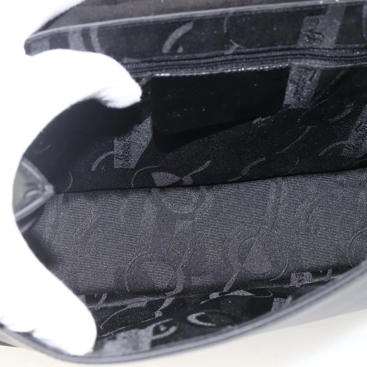 Salvatore Ferragamo Vala Canvas, Black, Canvas, Shoulder Bag