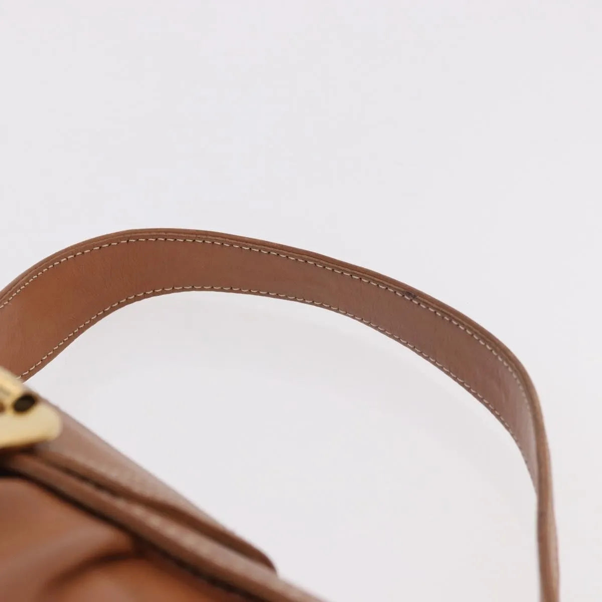 Celine Biker Boogie Satchel Leather, Brown, Leather, Shoulder Bag