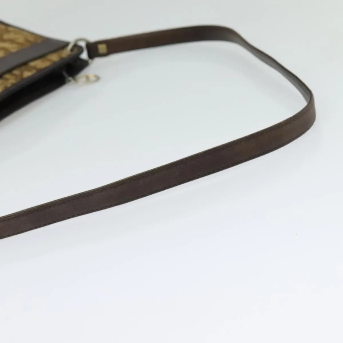 Christian Dior Vintage Trotter Canvas, Brown, Canvas, Shoulder Bag