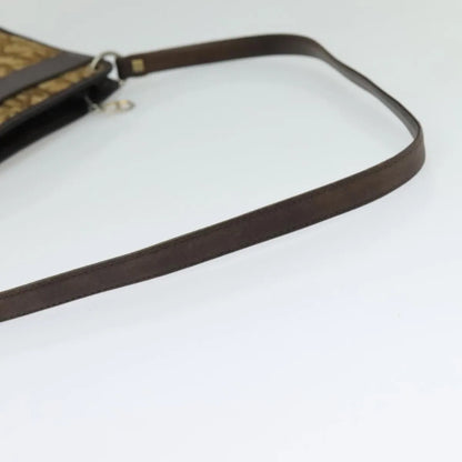 Christian Dior Vintage Trotter Canvas, Brown, Canvas, Shoulder Bag