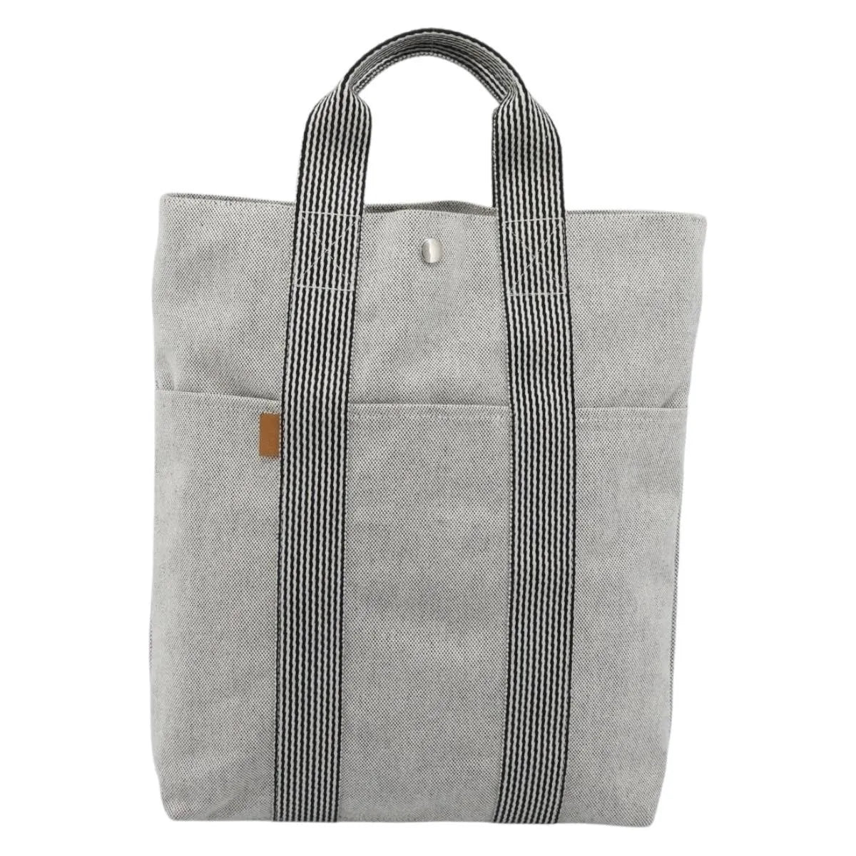 Hermes Fourre-tout Herline Fourre-tout Herline, Gray, Canvas, Tote Bag