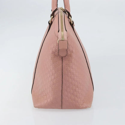 Gucci Britt Convertible Dome Satchel Microguccissima Leather, Pink, Leather, Tote Bag
