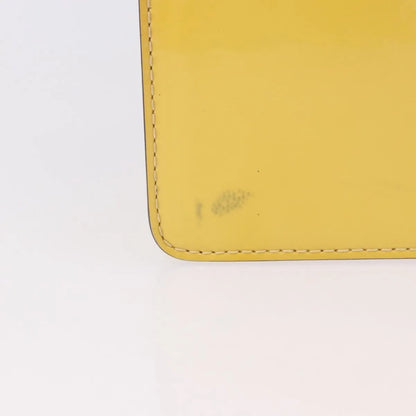 Louis Vuitton Monceau Vernis, Yellow, Patent Leather, Handbag