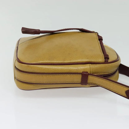 cartier Tasseled Must de Cartier Leather, Beige, Leather, Shoulder Bag