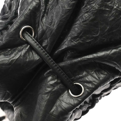 Chanel Ultra Stitch Chain Tote Quilted Calfskin, Black, Leather, Tote Bag