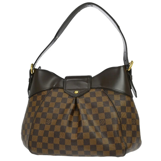 Louis Vuitton Sistina Damier, Brown, Canvas, Handbag