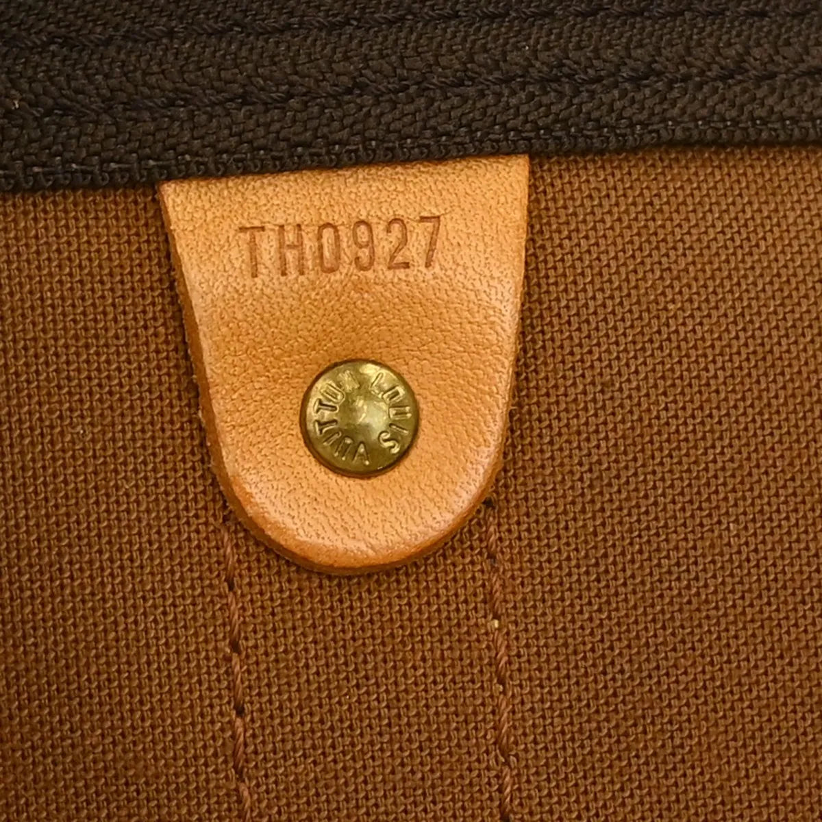 Louis Vuitton Keepall Bandoulière Monogram, Brown, Canvas, Travel Bag
