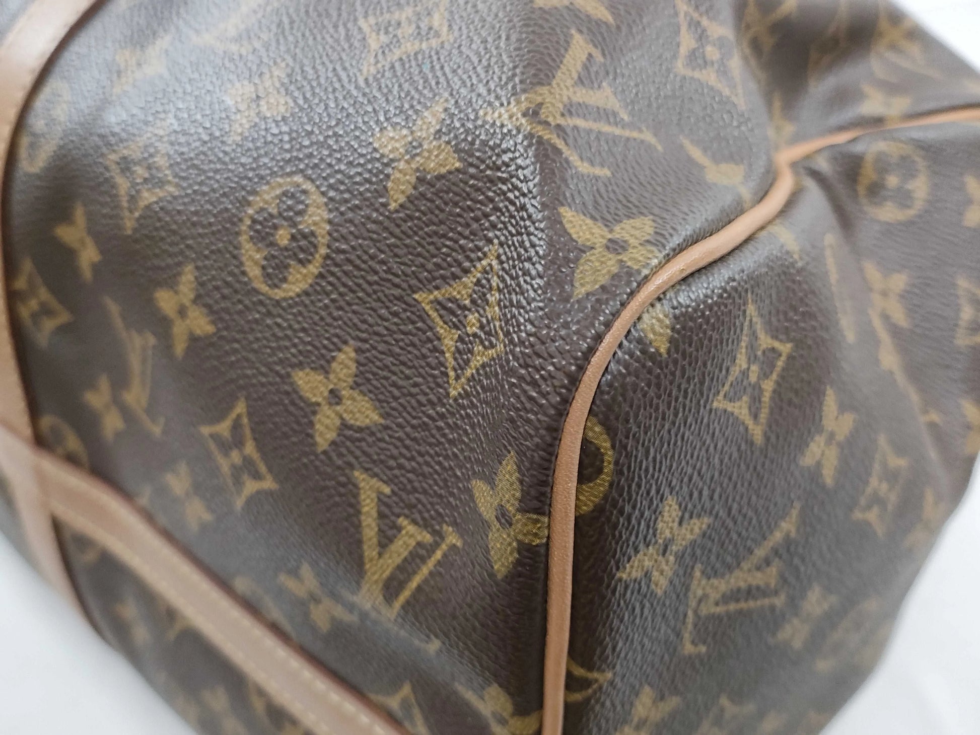 Louis Vuitton Keepall Bandouliere Monogram Canvas, Brown, Canvas, Travel Bag