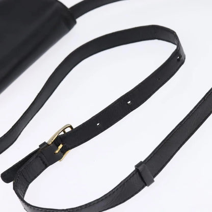 Celine Vintage Leather, Black, Leather, Shoulder Bag