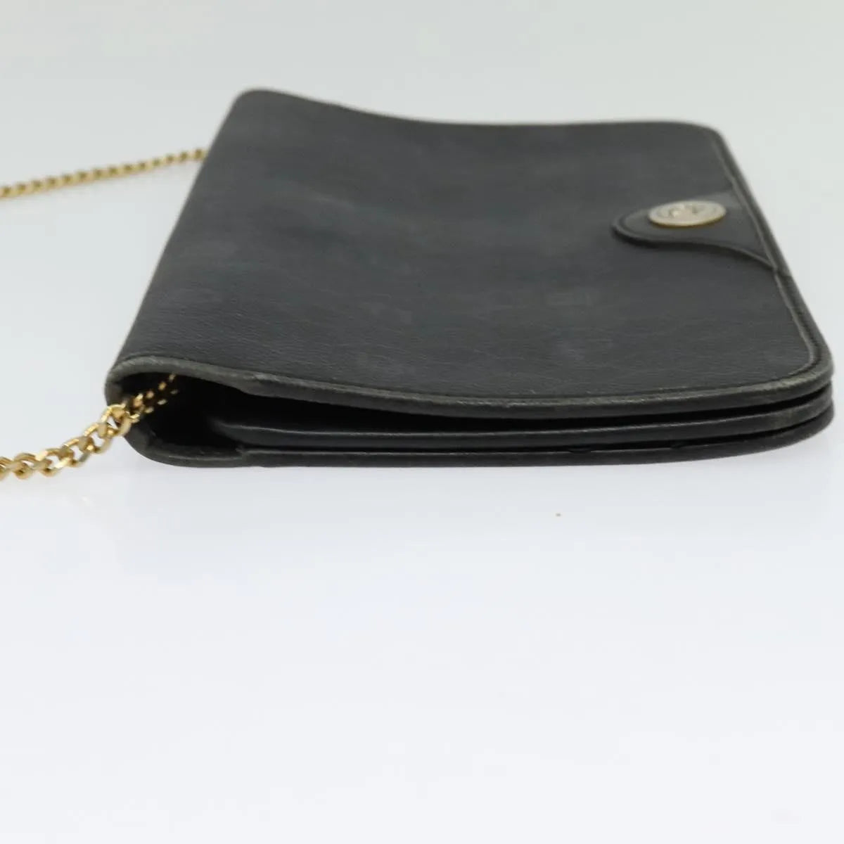 Christian Dior Vintage Honeycomb Canvas, Black, Canvas, Shoulder Bag