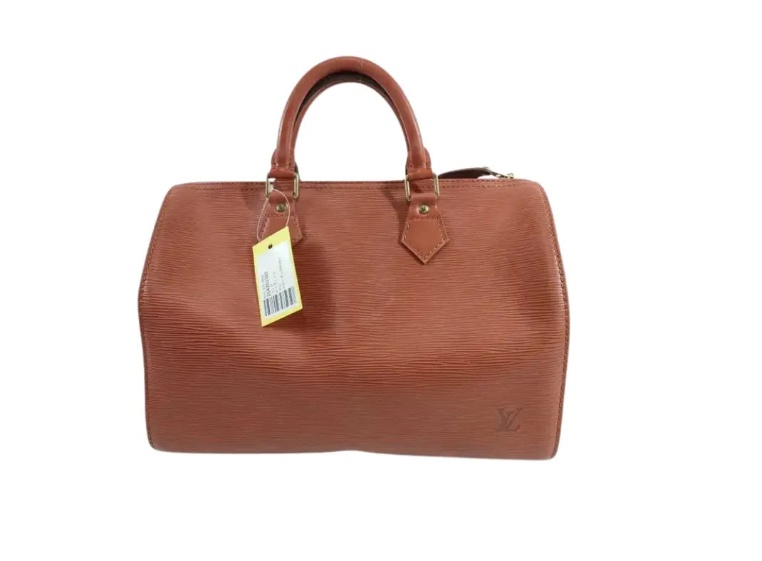 Louis Vuitton Speedy Epi Leather, Orange, Leather, Handbag