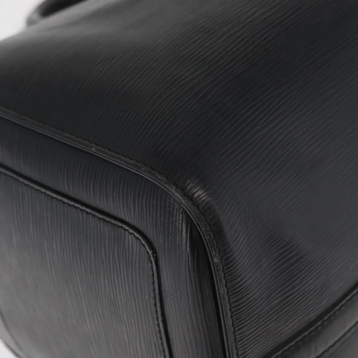 Louis Vuitton Keepall Epi Leather, Black, Leather, Travel Bag