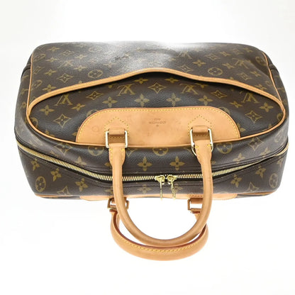Louis Vuitton Deauville Monogram, Brown, Canvas, Handbag