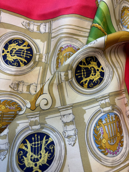 Hermes Carré 90 Silk multicolor, Multicolour, Silk, Scarf