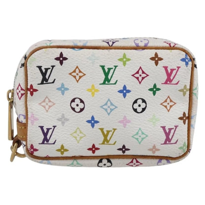 Louis Vuitton Wapity Trousse Monogram Multicolor, White, Canvas, Clutch