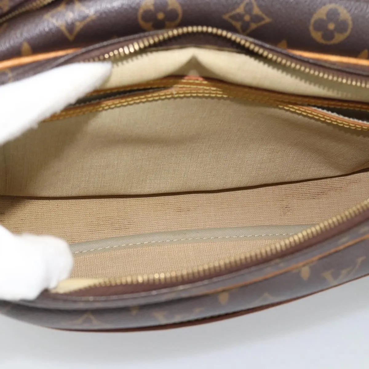 Louis Vuitton Reporter Monogram, Brown, Canvas, Shoulder Bag