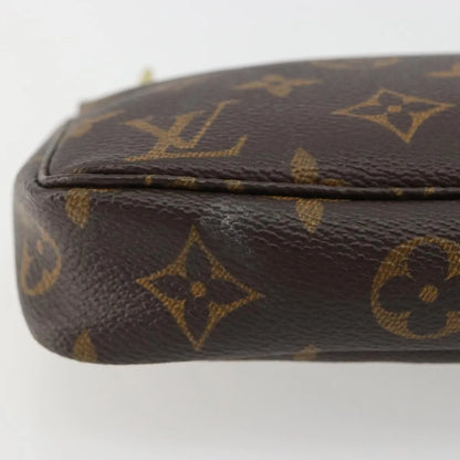 Louis Vuitton Pochette Accessoires NM Monogram Canvas, Brown, Canvas, Clutch