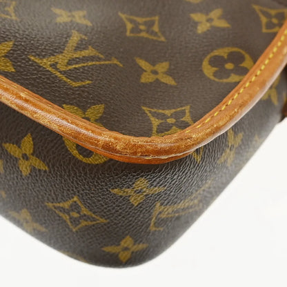 Louis Vuitton Sologne Monogram Canvas, Brown, Canvas, Shoulder Bag