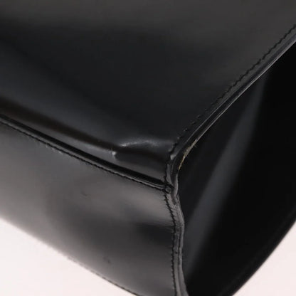 Salvatore Ferragamo Gancini Tote Patent leather, Black, Patent Leather, Tote Bag
