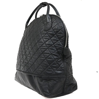 Chanel Horizontal Sport Weekender Quilted Coated Canvas, Black, Nylon, Travel Bag