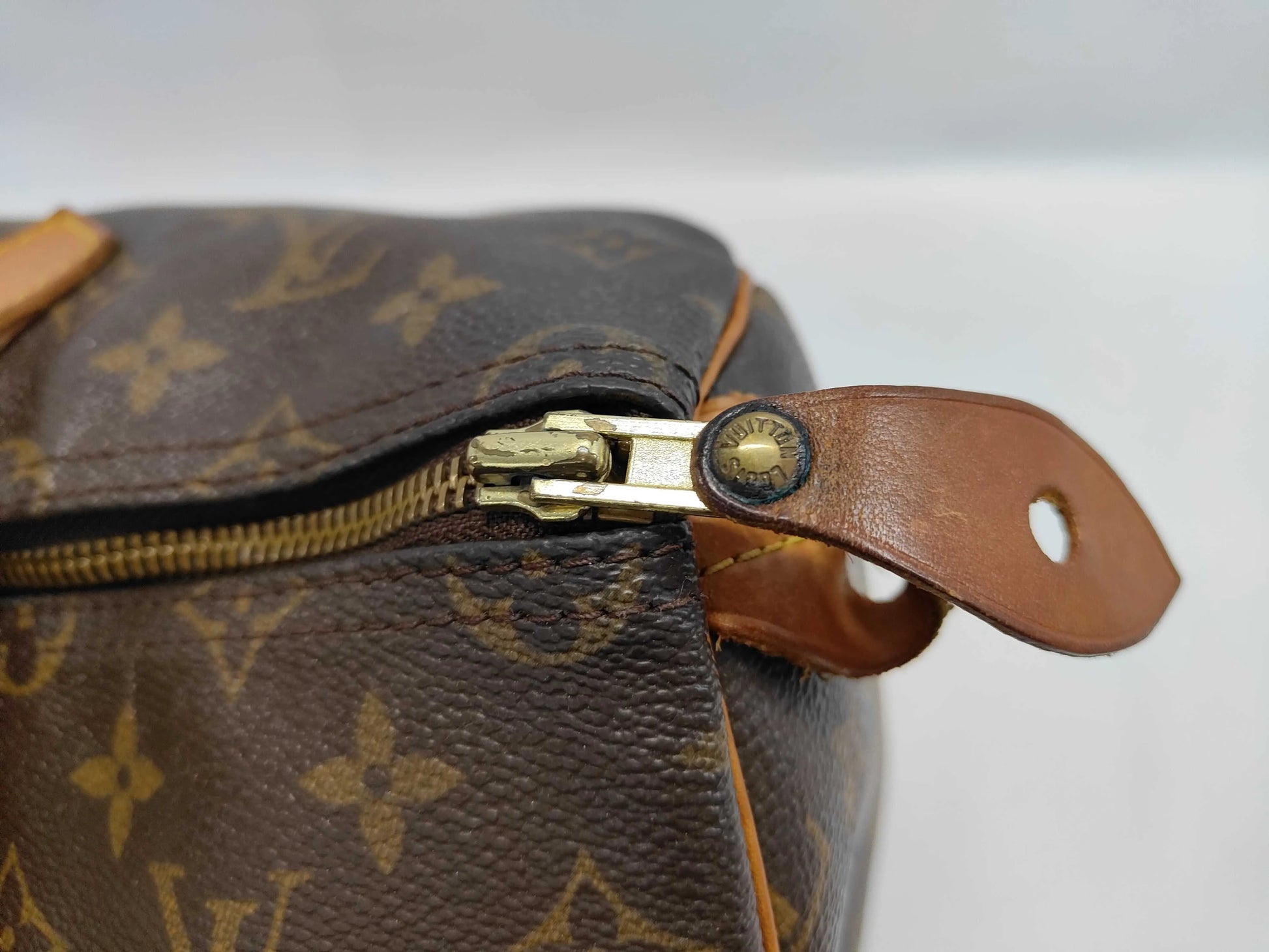 Louis Vuitton Speedy Monogram, Brown, Canvas, Handbag