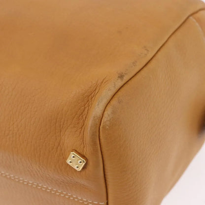 Loewe Anagram Leather, Beige, Leather, Handbag