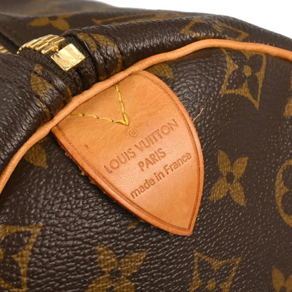 Louis Vuitton Keepall Monogram Canvas, Brown, Canvas, Travel Bag