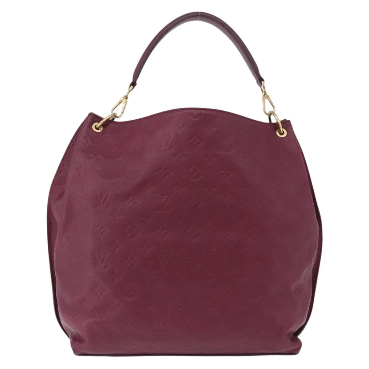 Louis Vuitton Metis Hobo Monogram Empreinte Leather, Burgundy, Leather, Handbag