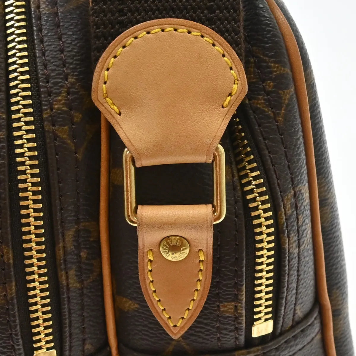 Louis Vuitton Reporter Monogram, Brown, Canvas, Shoulder Bag