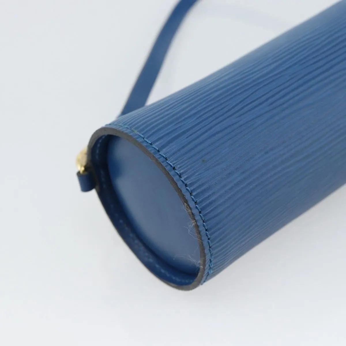 Louis Vuitton Soufflot Pochette Epi Leather, Blue, Leather, Clutch