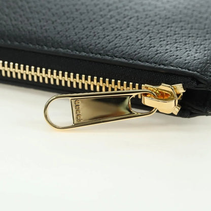 Gucci Horsebit 1955 GG Canvas and white leather, Black, Leather, Clutch