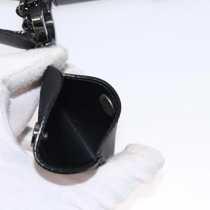 Salvatore Ferragamo Gancini Patent leather, Black, Patent Leather, Shoulder Bag