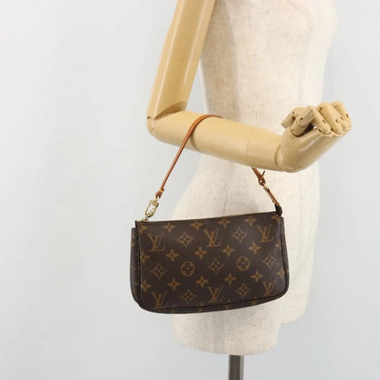 Louis Vuitton Pochette Accessoires NM Monogram Canvas, Brown, Canvas, Clutch