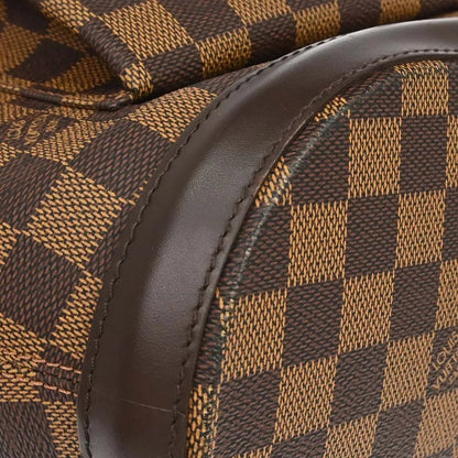 Louis Vuitton Manosque Damier, Brown, Canvas, Tote Bag