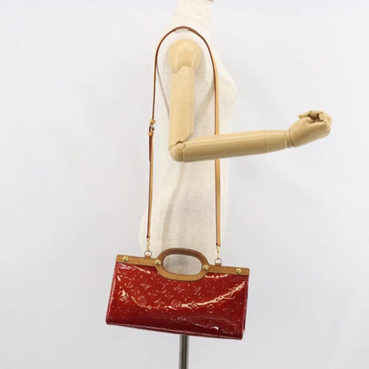 Louis Vuitton Roxbury Drive Monogram Vernis, Red, Patent Leather, Handbag