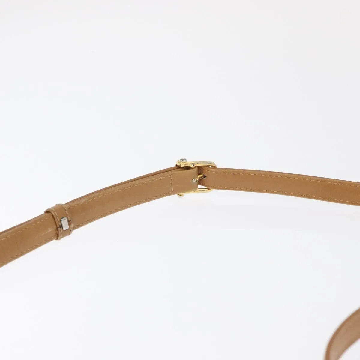 Celine Vintage Macadam Canvas, Beige, Canvas, Shoulder Bag