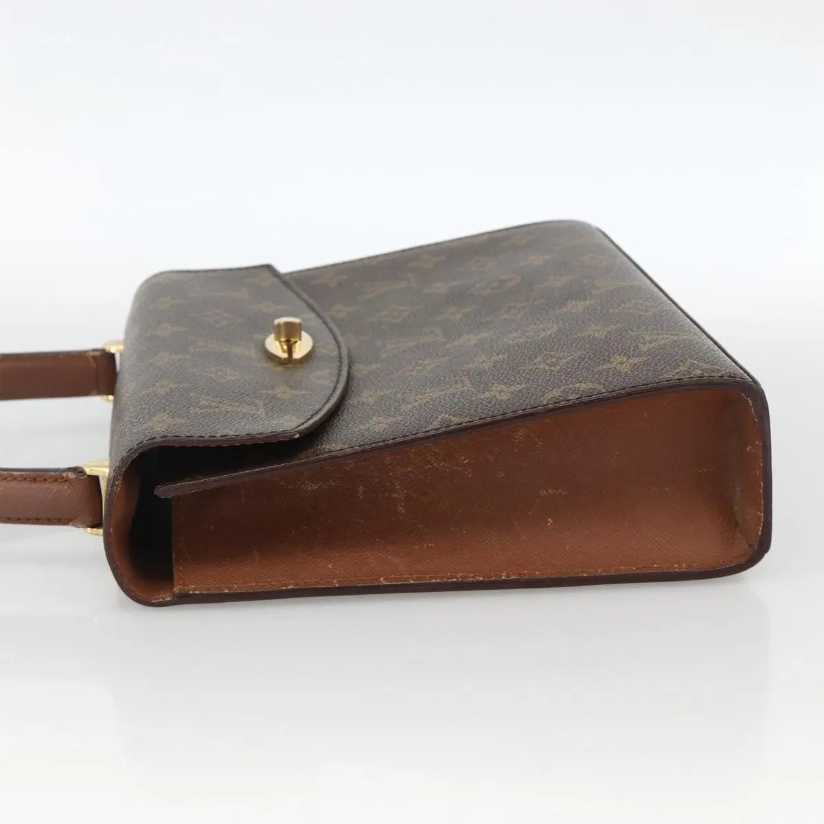 Louis Vuitton Malesherbes Monogram Canvas, Brown, Canvas, Handbag