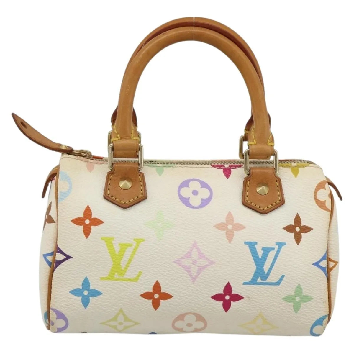 Louis Vuitton Speedy Mini HL Monogram Multicolor, White, Canvas, Handbag