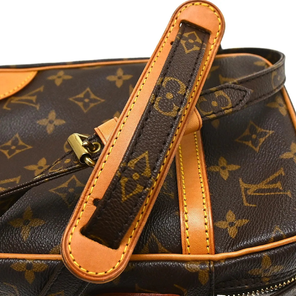Louis Vuitton Danube Monogram, Brown, Canvas, Shoulder Bag