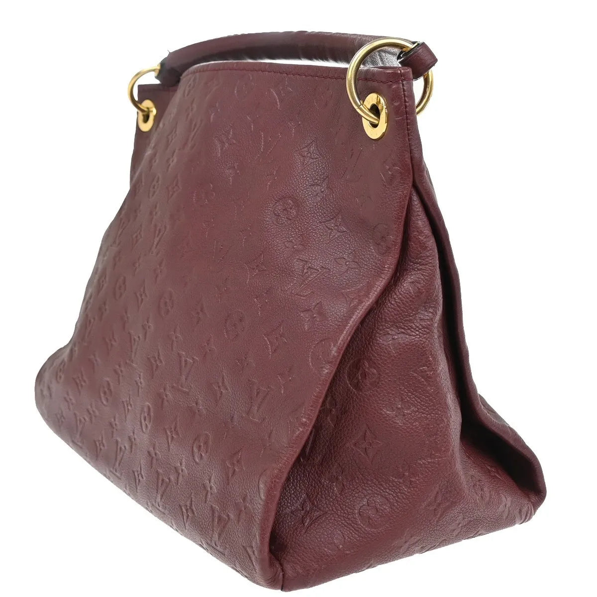 Louis Vuitton Artsy Monogram Empreinte Leather, Red, Leather, Shoulder Bag