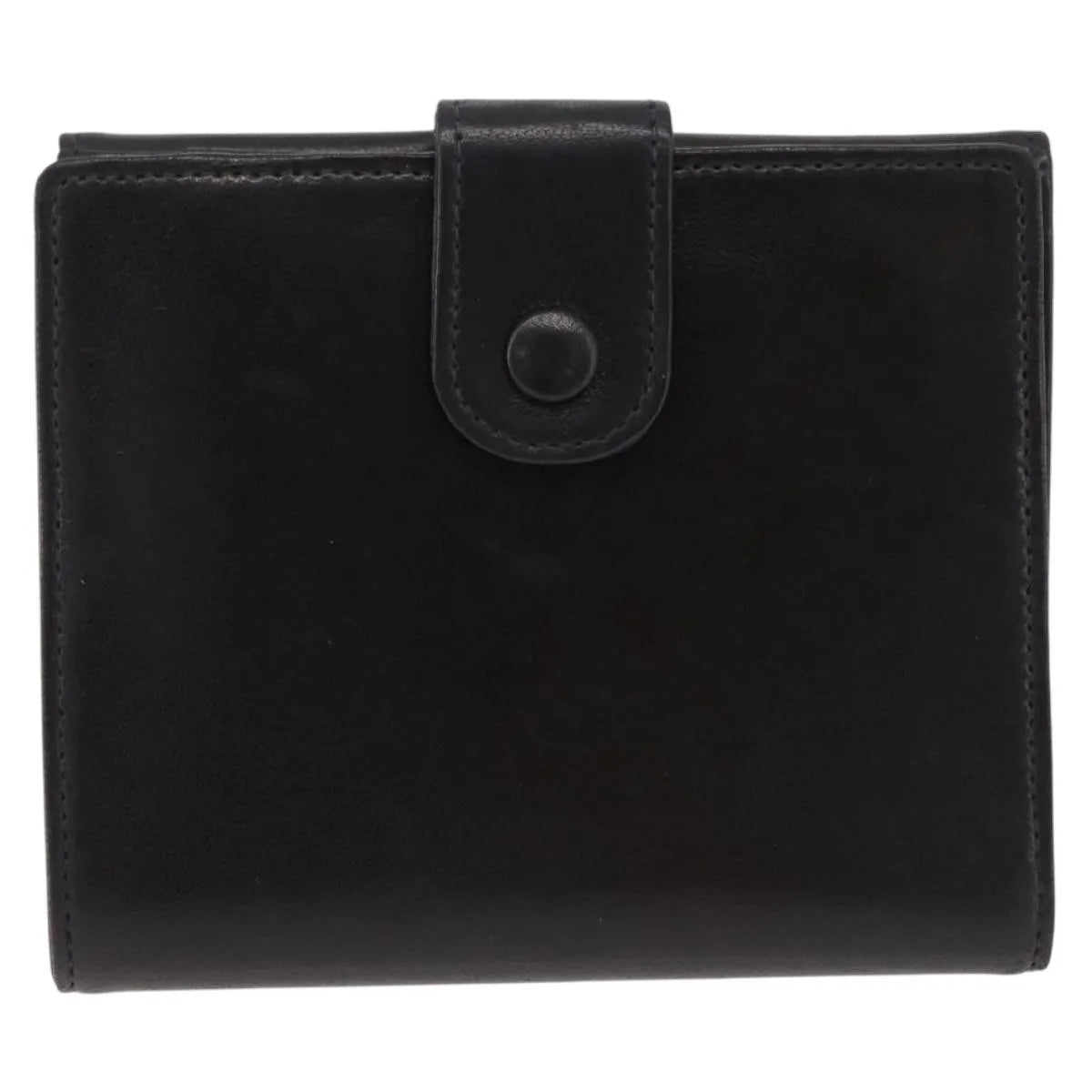 Chanel Vintage Timeless Bifold Lambskin, Black, Leather, Wallet
