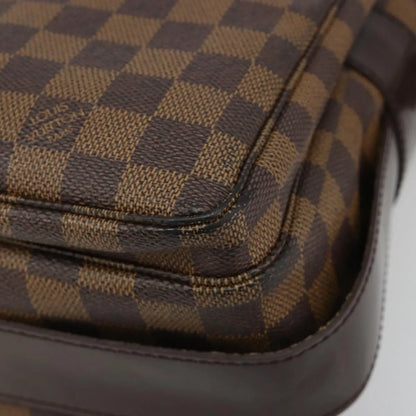 Louis Vuitton Naviglio Damier, Brown, Canvas, Shoulder Bag