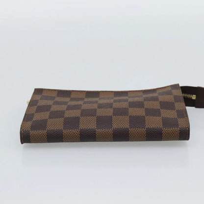 Louis Vuitton Marais Bucket Zip Damier, Brown, Canvas, Clutch