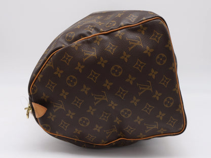 Louis Vuitton Keepall Monogram Canvas, Brown, Canvas, Travel Bag