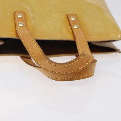 Louis Vuitton Reade Monogram Vernis, Beige, Patent Leather, Handbag