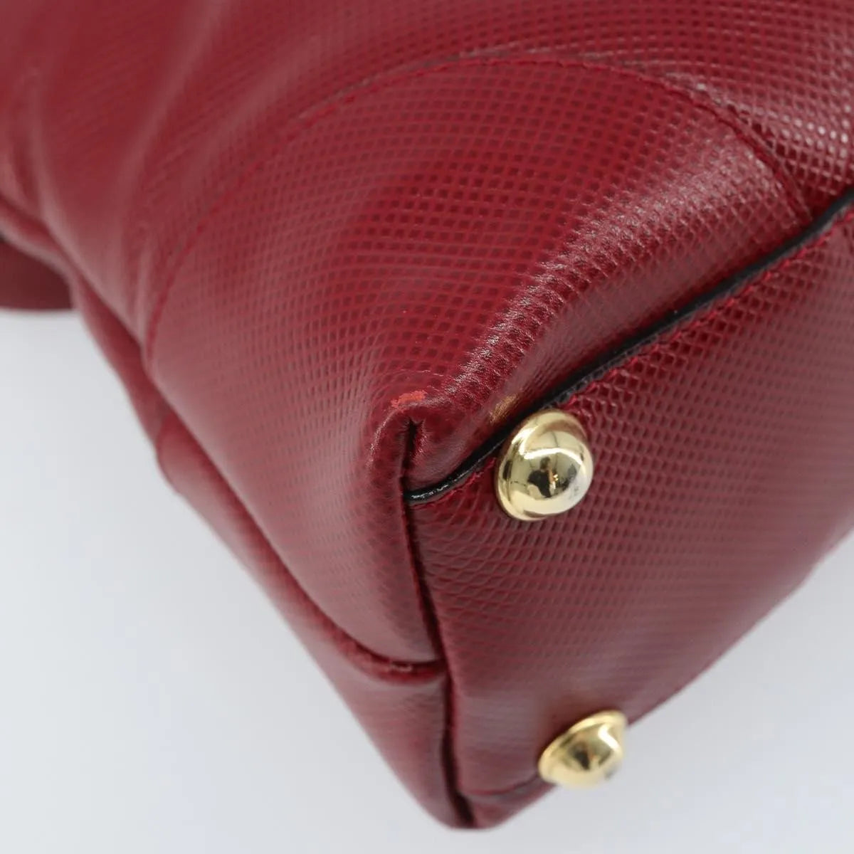 Bottega Veneta Vintage Leather, Red, Leather, Handbag